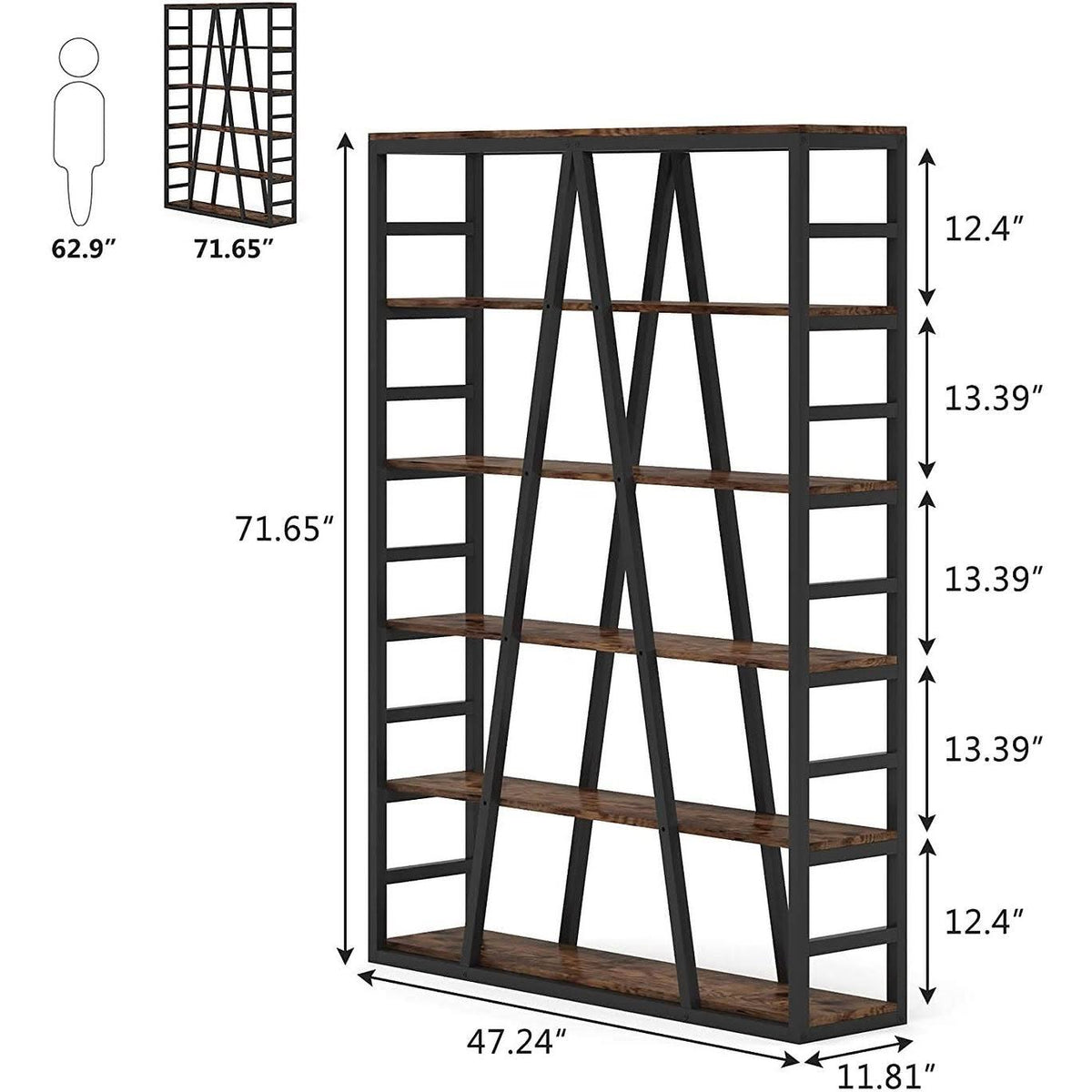 White Open Bookshelf N37393