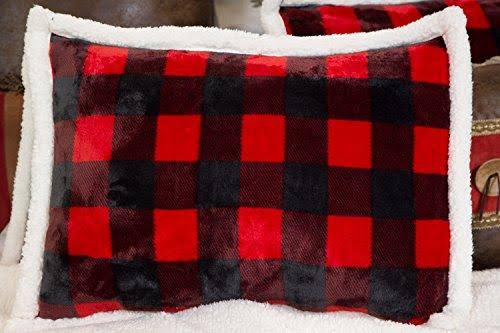 Twin Plush Plaid Bedding Set X189666