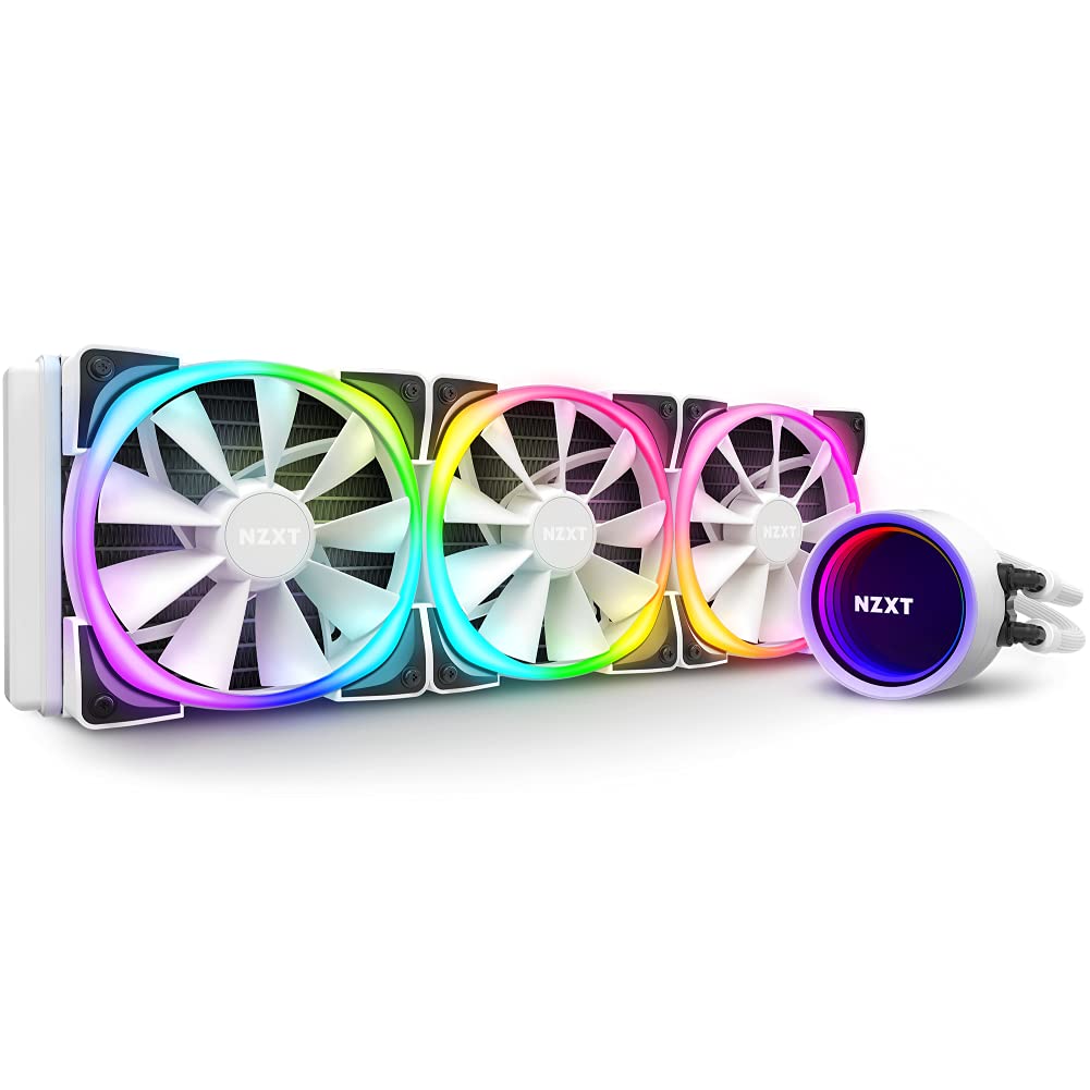 360mm AIO RGB CPU Liquid Cooler with LCD Display and 3 Included 120mm Radiator Fans P2820
