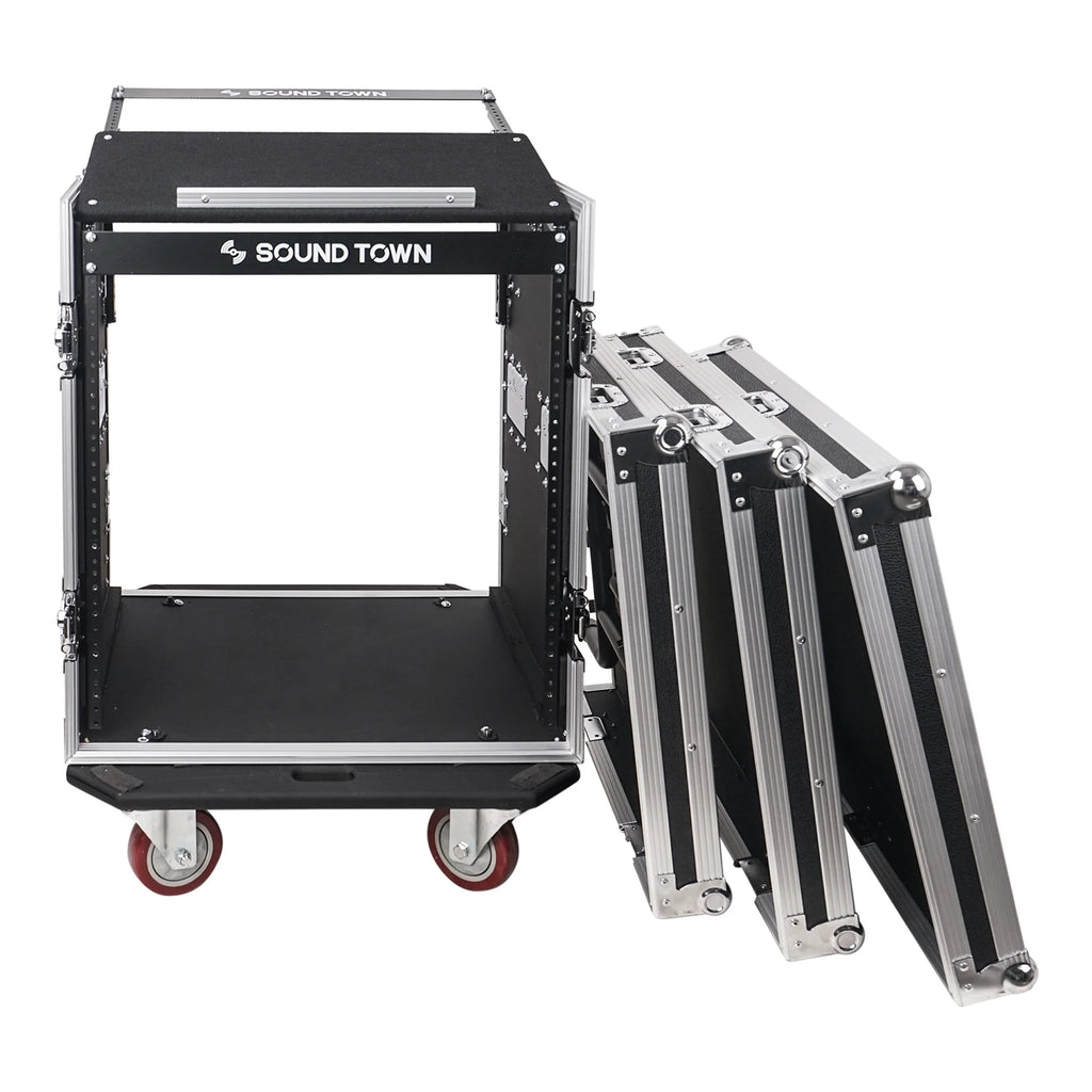 12U Plywood PA Rack Case with Casters A2749