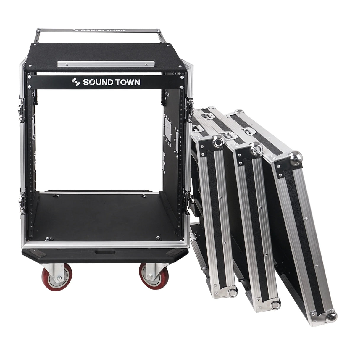 12U Plywood PA Rack Case with Casters A2749