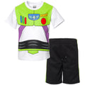 Toddler Boys Cosplay T-Shirt and Mesh Shorts Outfit Set S8024