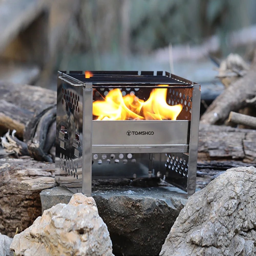 Stainless Steel Adjustable Stove Stand for BBQ Grill M76804