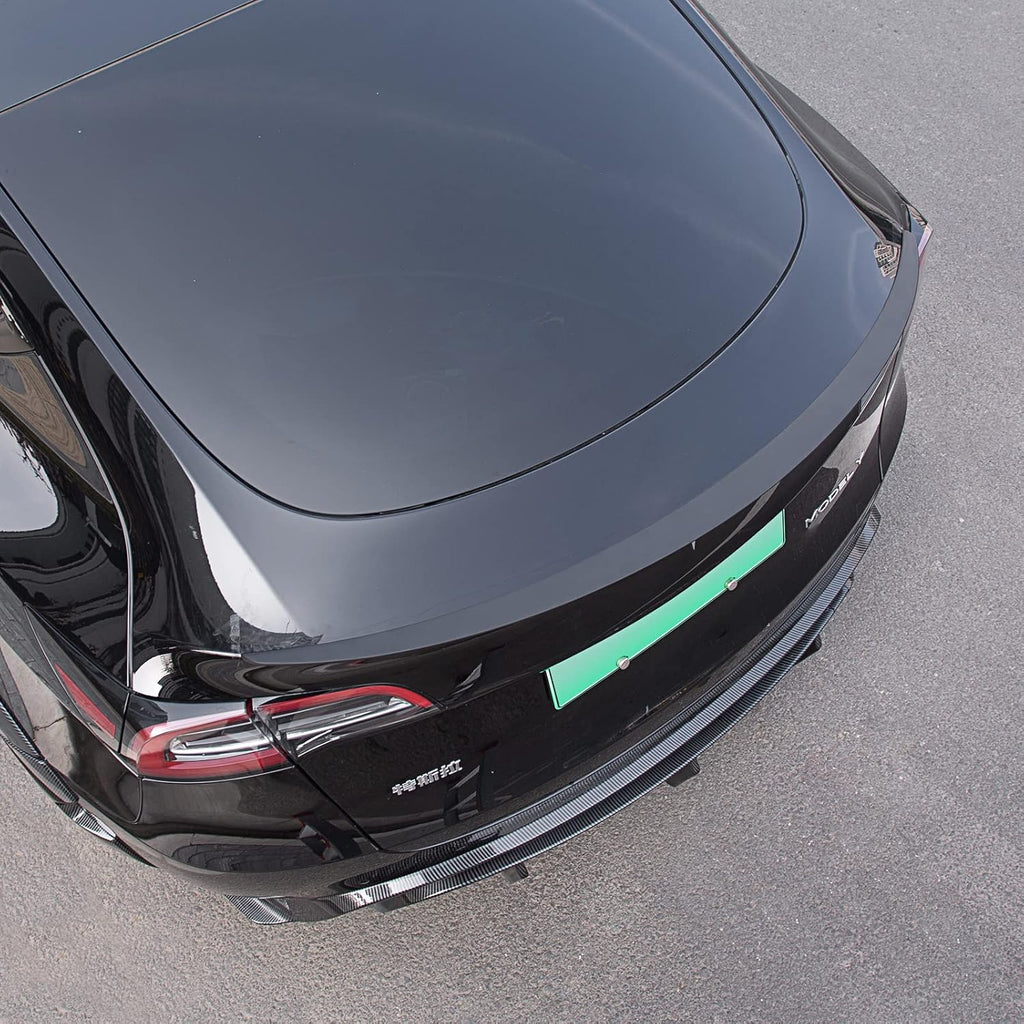 Glossy Black Rear Spoiler Trunk Lip Kit I643