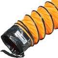 Orange Ventilation Duct Hose 8ID x 25' Length L419