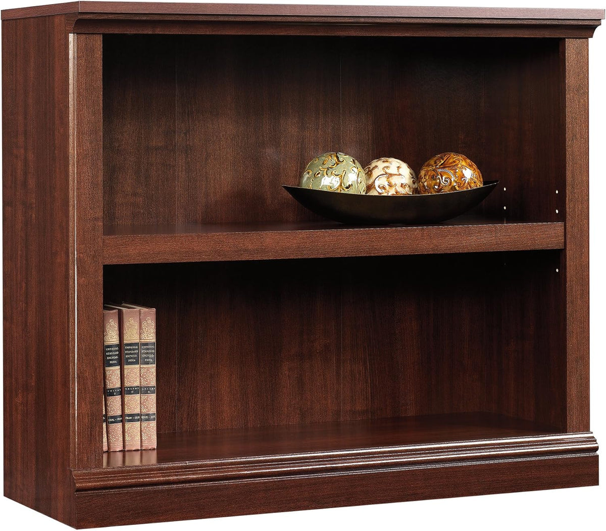 2-Shelf Bookcase, Salt Oak finish X55574