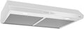 White 30-inch Under-Cabinet 4-Way Convertible Range Hood with 2-Speed Exhaust Fan and Light, 300 Max Blower CFM B7581