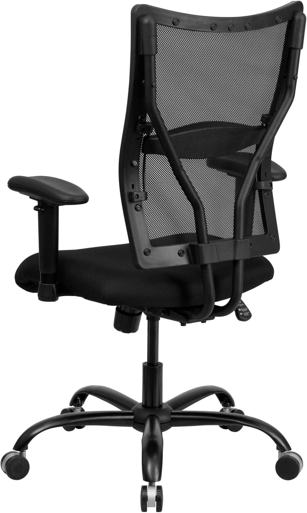 Black Mesh Office Chair with Arms, 400 lb. Capacity C766211