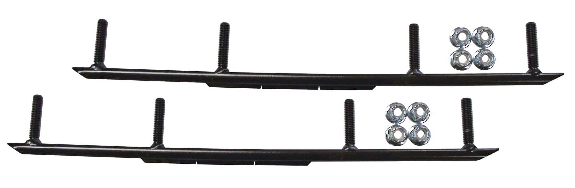 White XPT Snowmobile Skis Complete Kit U1941