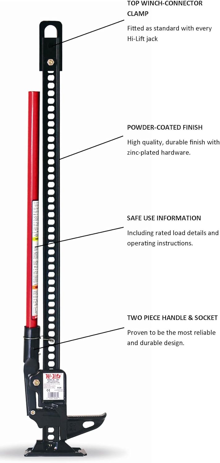 60" Hi-Lift Black Cast and Steel Jack K5836