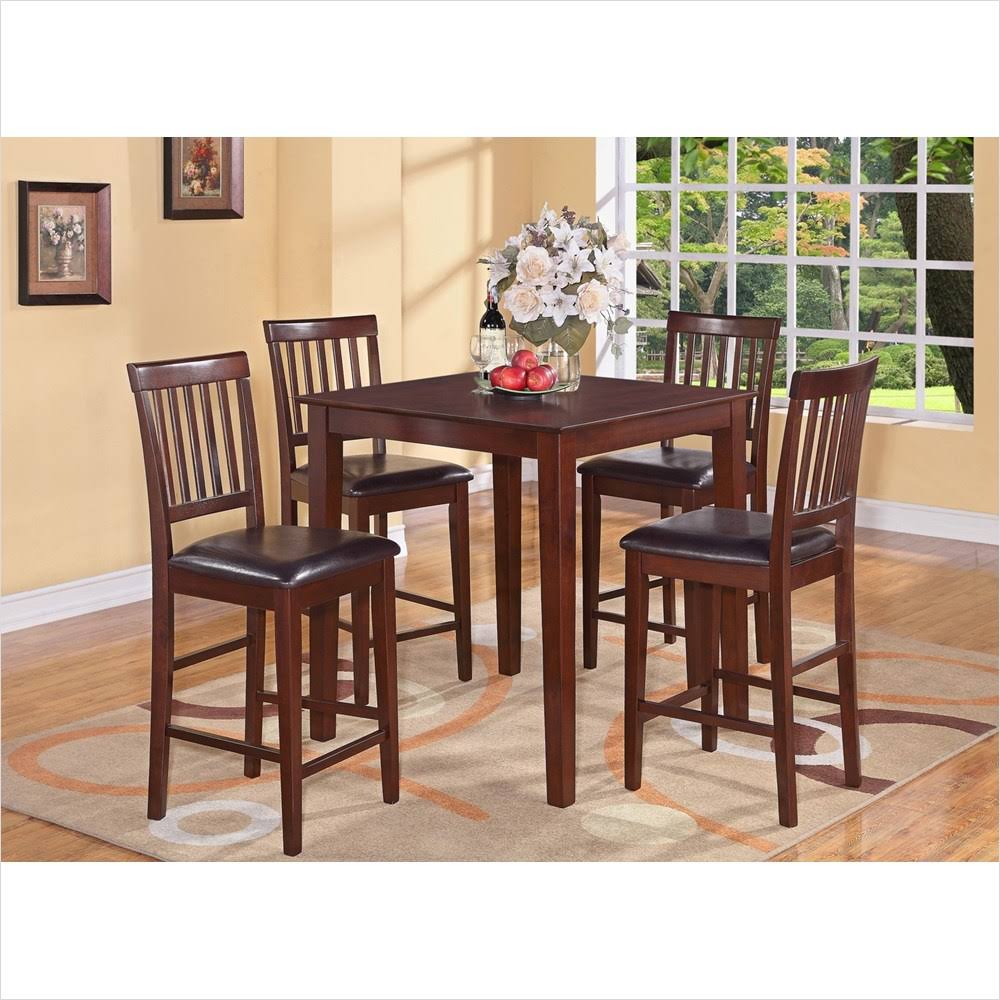 5-Pc Counter Height Table Set D610591