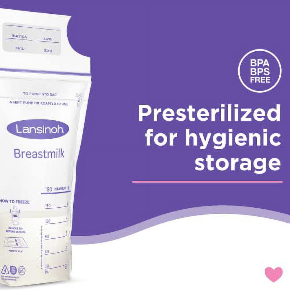 100 Count Breastmilk Storage Bags T1096