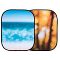 Autumn Foliage/Seascape Background W542