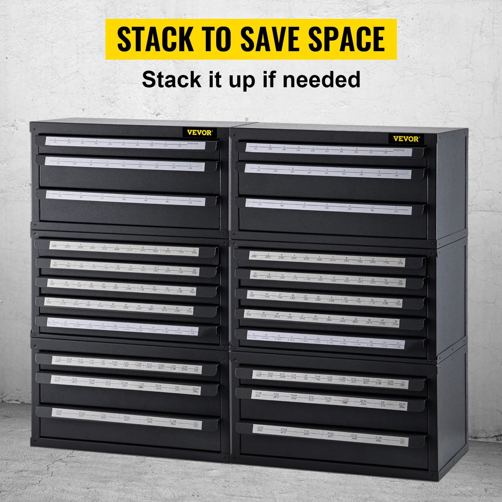 Three-Drawer Drill Bit Dispenser Cabinet Set J1226