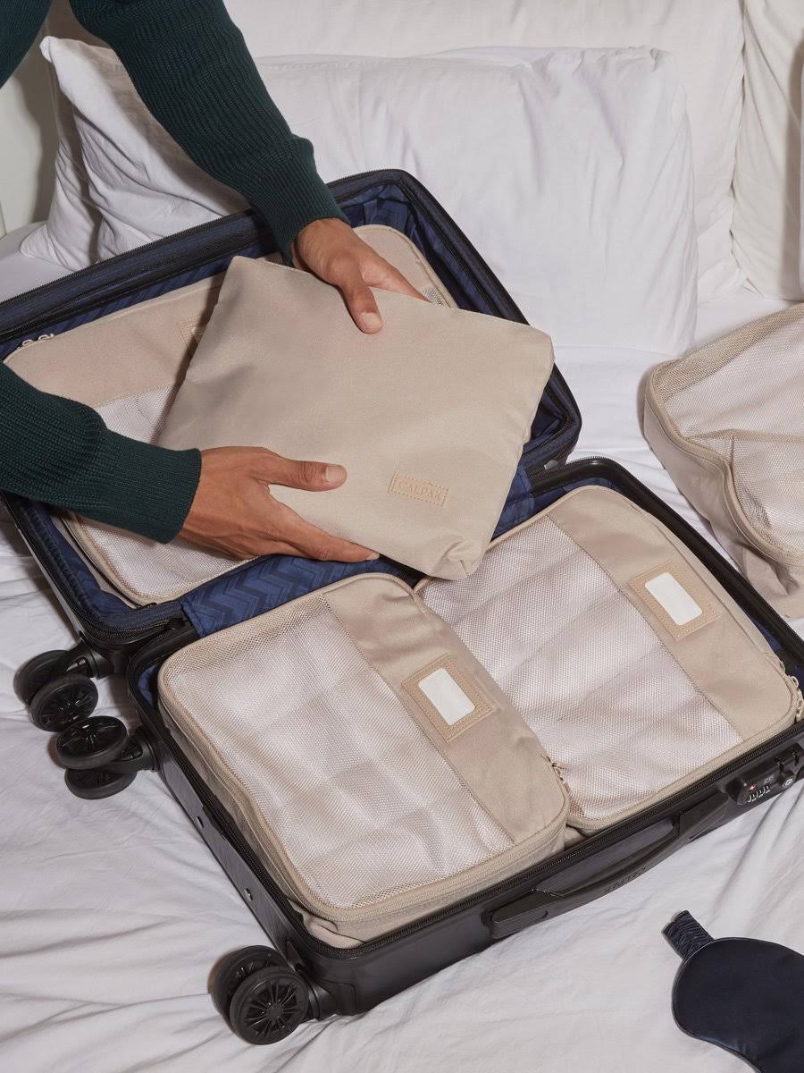 5-Piece Black Packing Cube Set K396