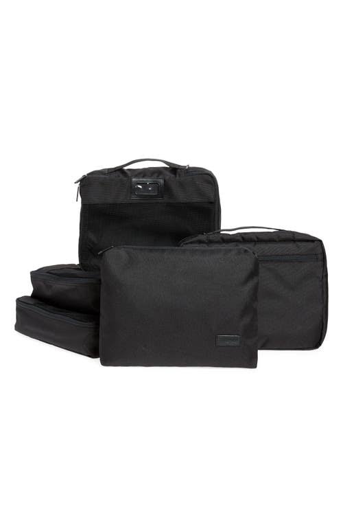 5-Piece Black Packing Cube Set K396