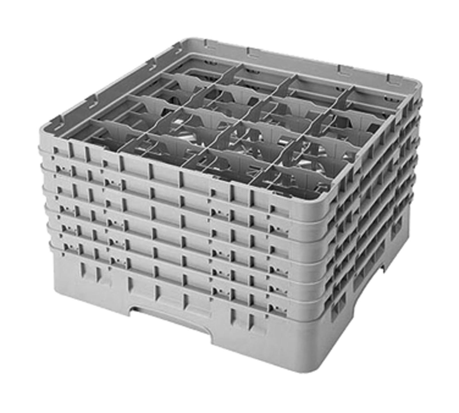 Teal 16 Compartment Full Size Glass Rack P648070