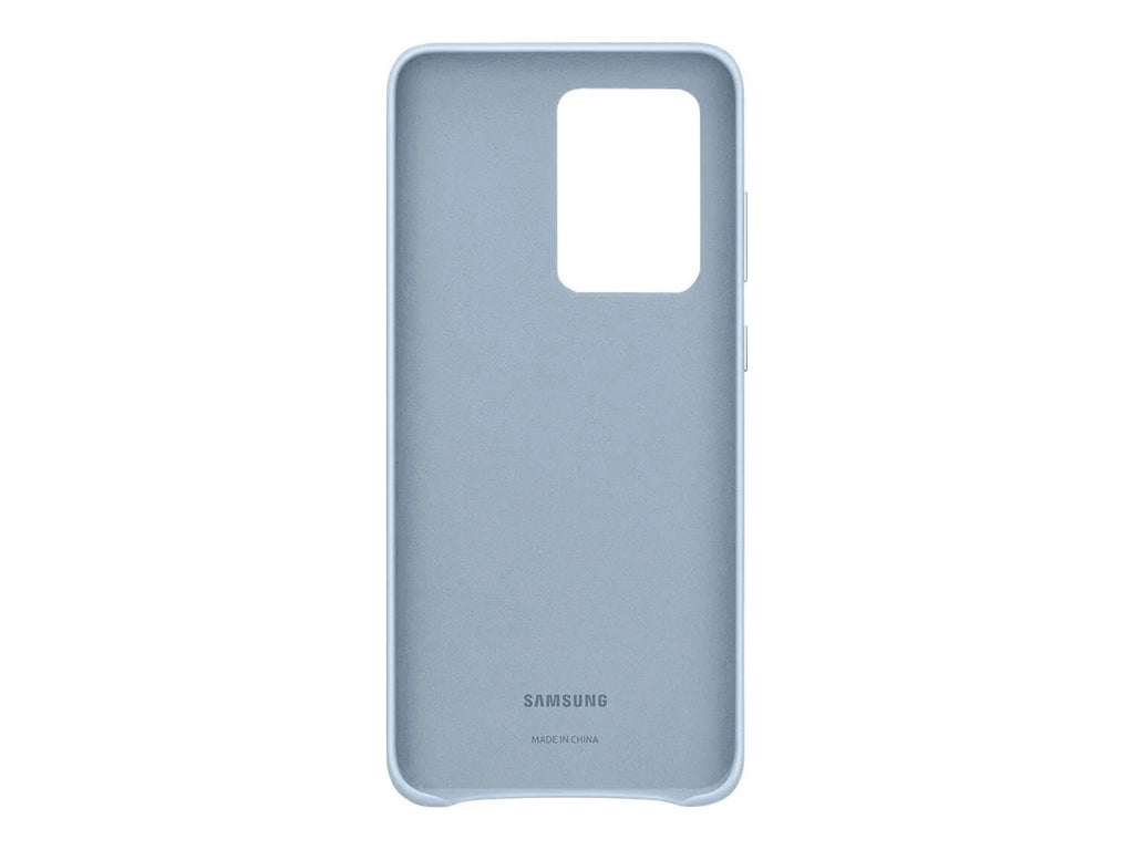 Blue Leather Back Cover for Cell Phone Q721