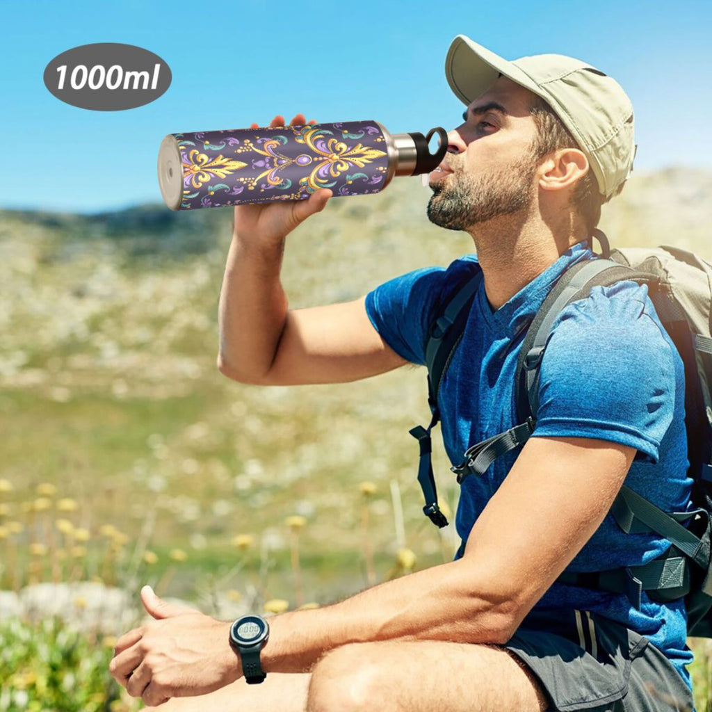 20 oz Insulated Stainless Steel Water Bottle with Straw Lid D1511