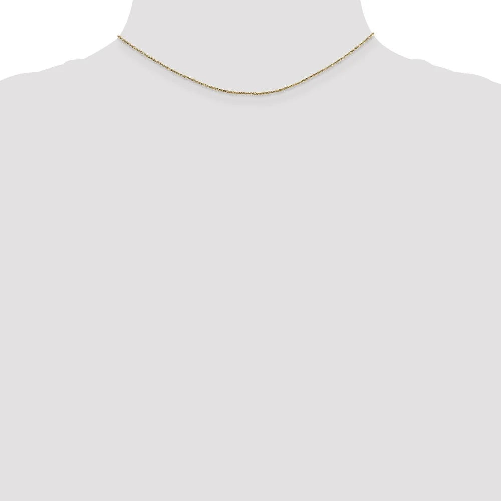 14k Yellow Gold Ropa Chain Necklace 14inch Q82467