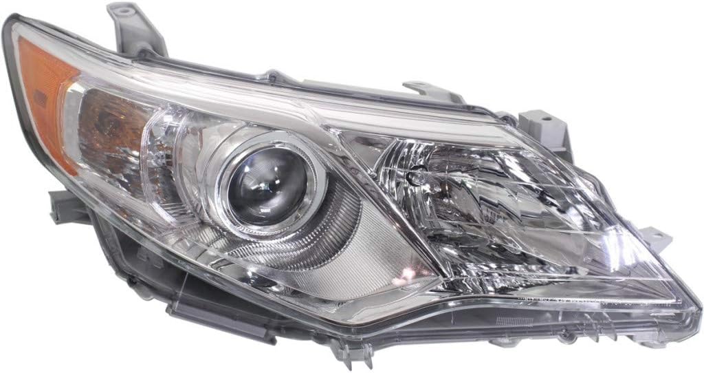 Passenger Side Halogen Headlight Assembly for 2012 2013 2014 Toyota Camry Y91639