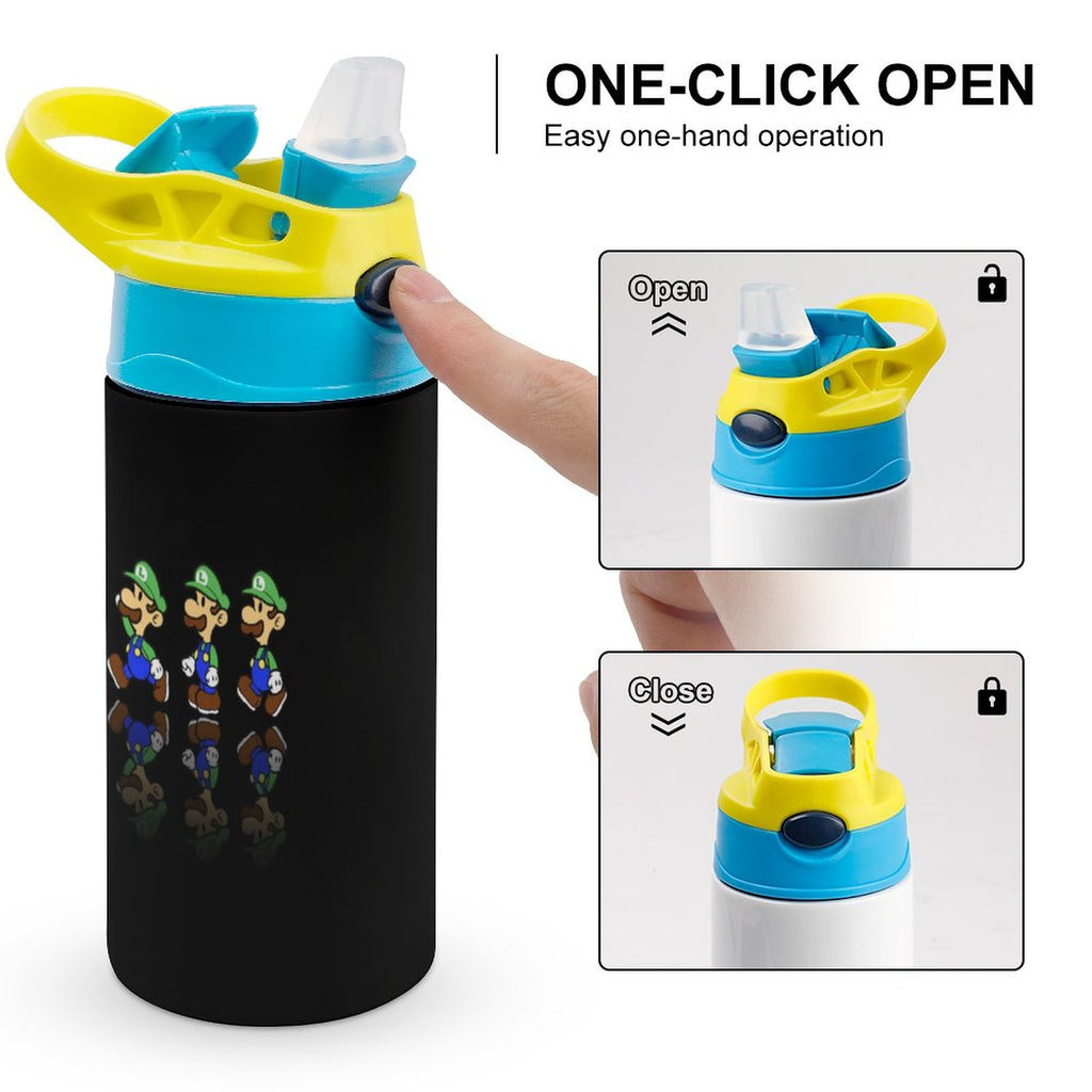 Insulated Stainless Steel Water Bottle with Straw A2660