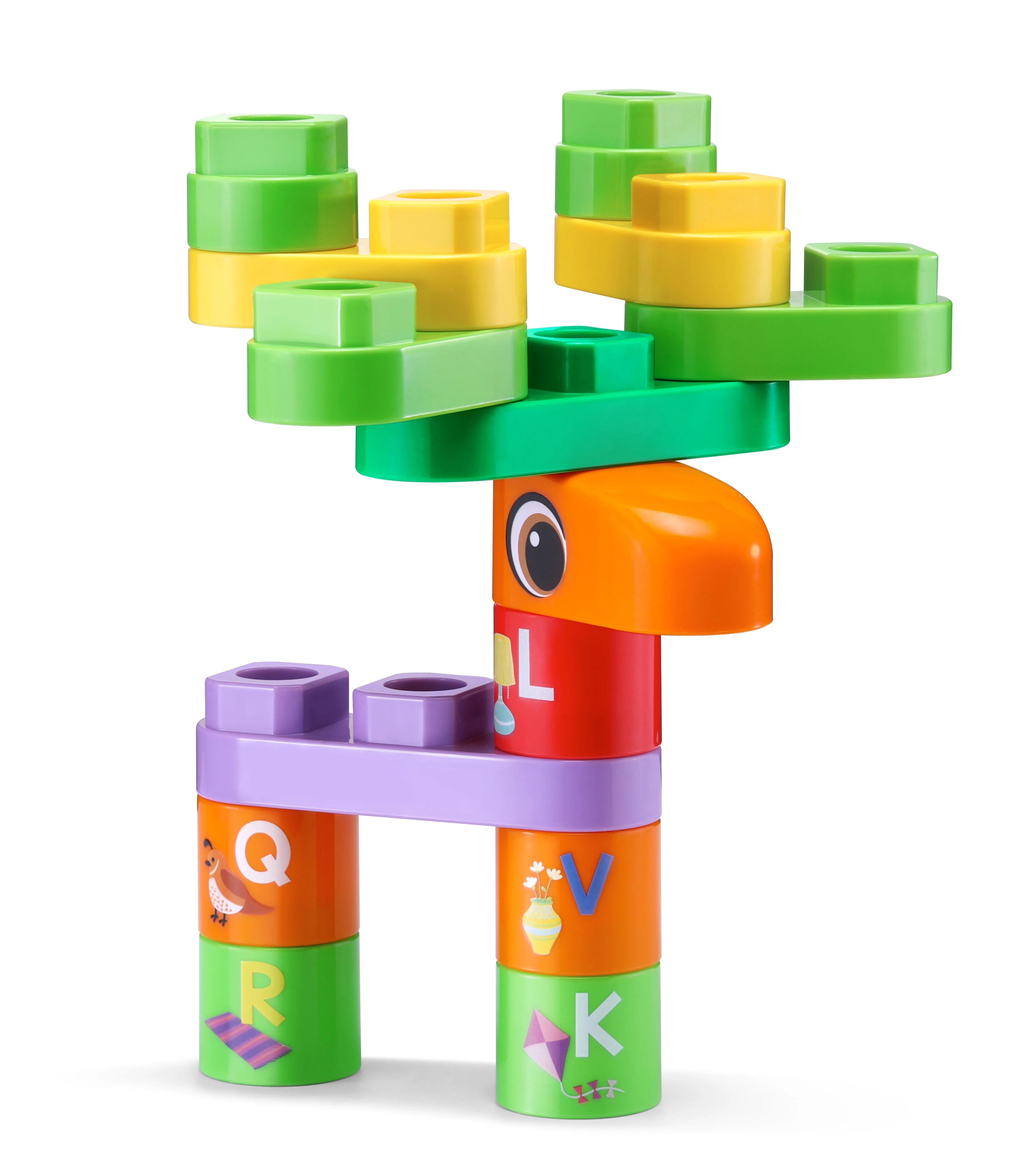 81-Piece Jumbo Blocks Box (Pink) B694710