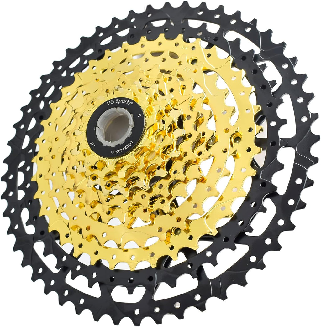8/9/10/11/12 Speed Ultra-Light Bike Cassette 11-40T/11-42T/11-46T/11-50T/11-52T MTB Cassette Lightweight Aluminum Bracket Cassette Compatible with Shimano/SARM Pack of 2 A6164