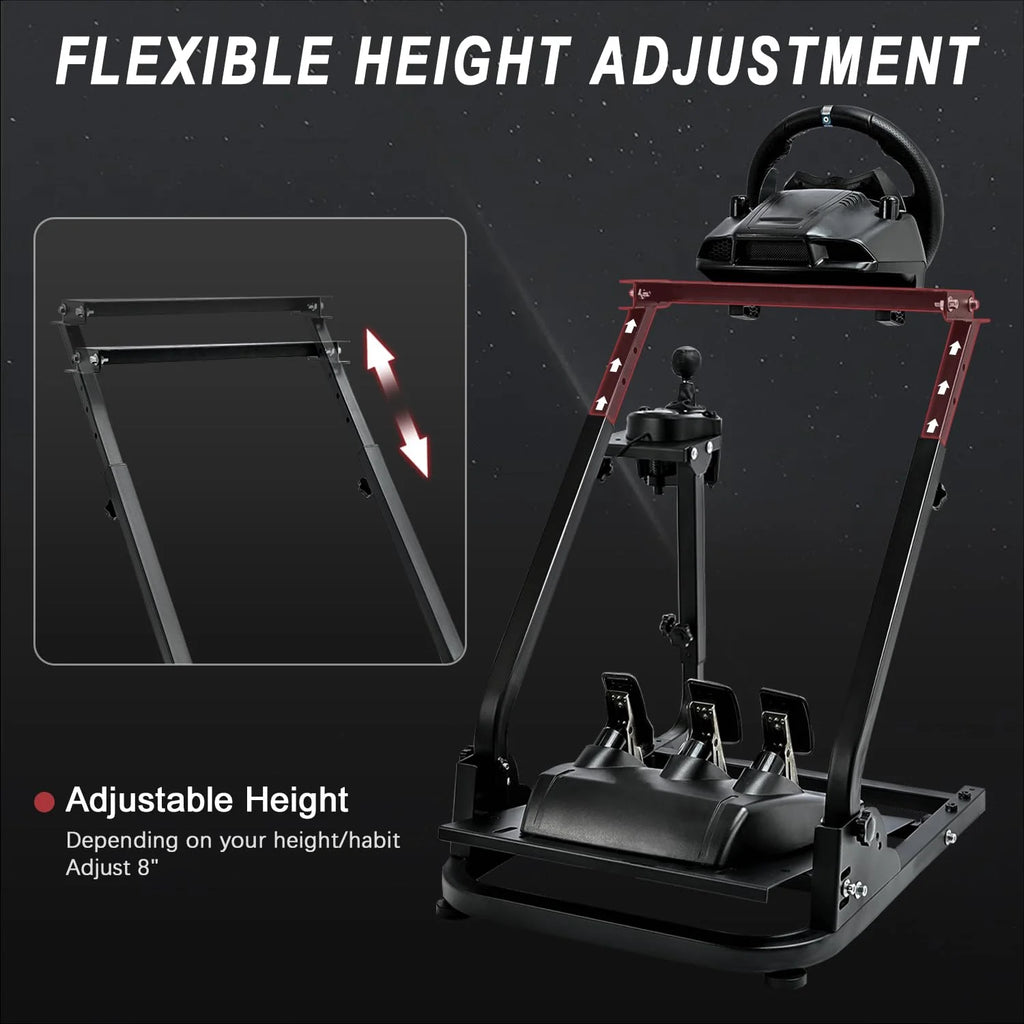 Racing Wheel Stand with Adjustable Shifter Mount H3714