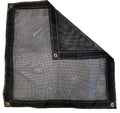 Black Vinyl Coated Mesh Tarp 10 oz. Z40235