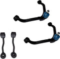 Front Upper Control Arms with Ball Joints and Sway Bar End Links 4pc Set F394334