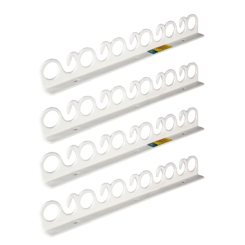 Overhead & Wall Mount Fishing Rod Rack, Holds 11 Rods, 2 Pack I2683