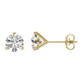 2 CTW Round Lab Grown Diamond Stud Earrings in 14K Yellow Gold G53942