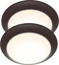 LED Flush Mount Ceiling Light, 11 Inch Dimmable 22.5W 1550 Lumen, Aluminum Housing, 2-Pack J977073