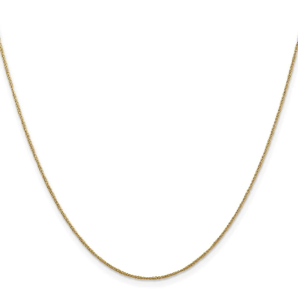 14k Yellow Gold Ropa Chain Necklace 14inch Q82467