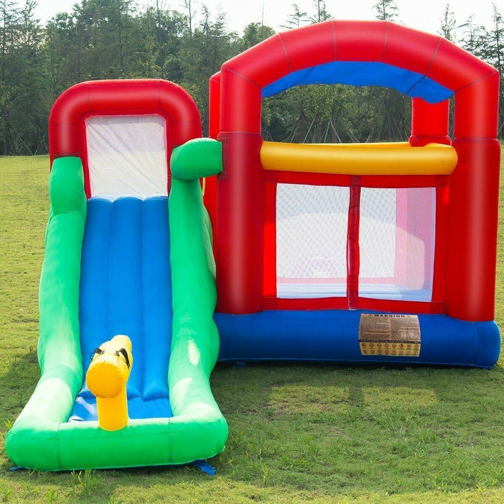 Inflatable Moonwalk Slide Bounce House with Storage Bag E35233