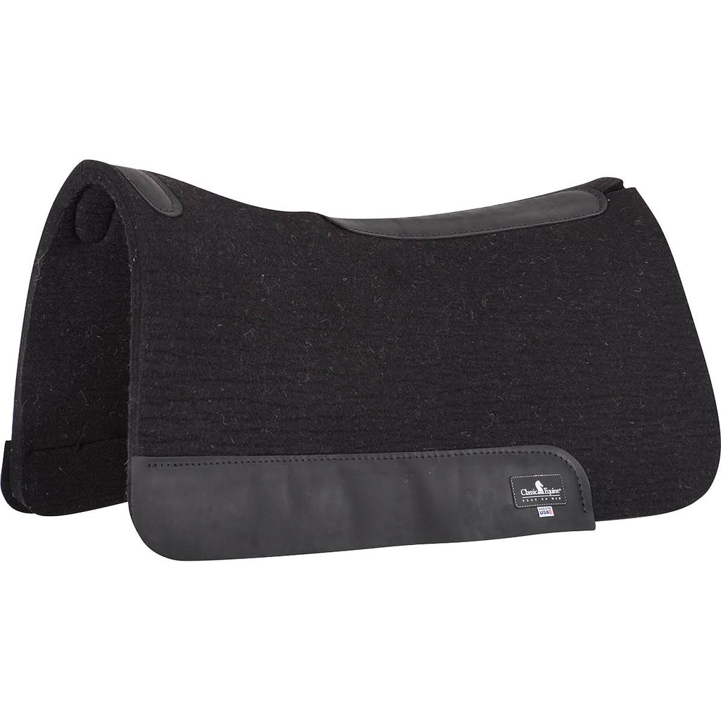 Black Virgin Felt Saddle Pad E1596