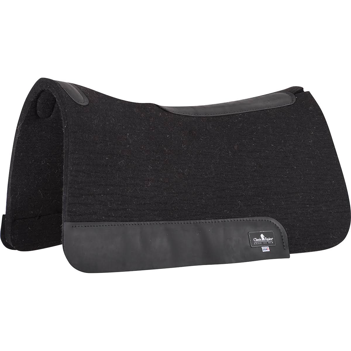 Black Virgin Felt Saddle Pad E1596