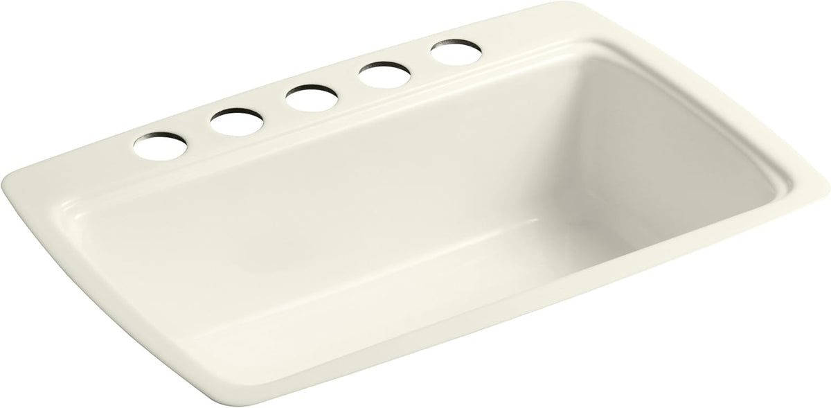 White Undercounter Kitchen Sink T493