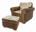 Arm Chair with Ottoman X820920