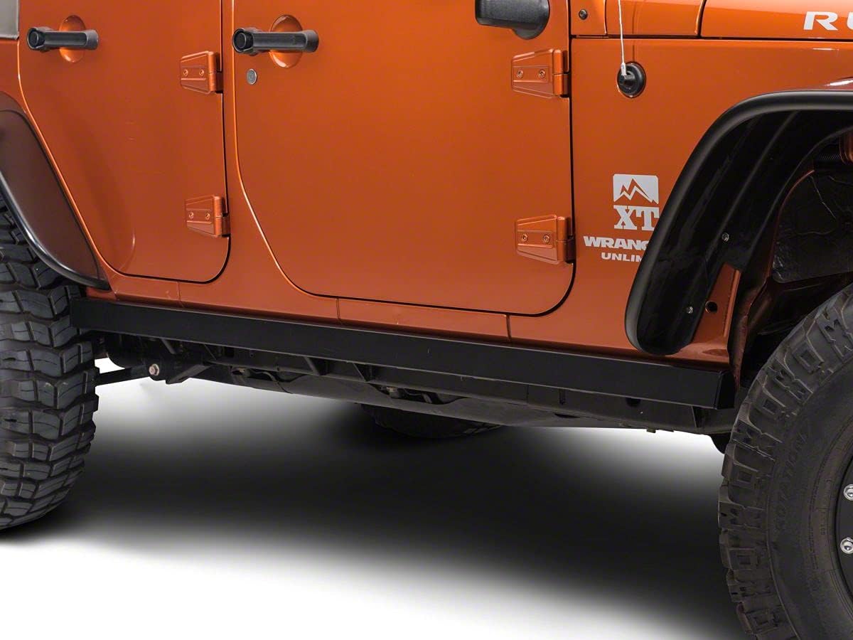 Textured Black Rubi Rails for Jeep Wrangler JK 4-Door U89867