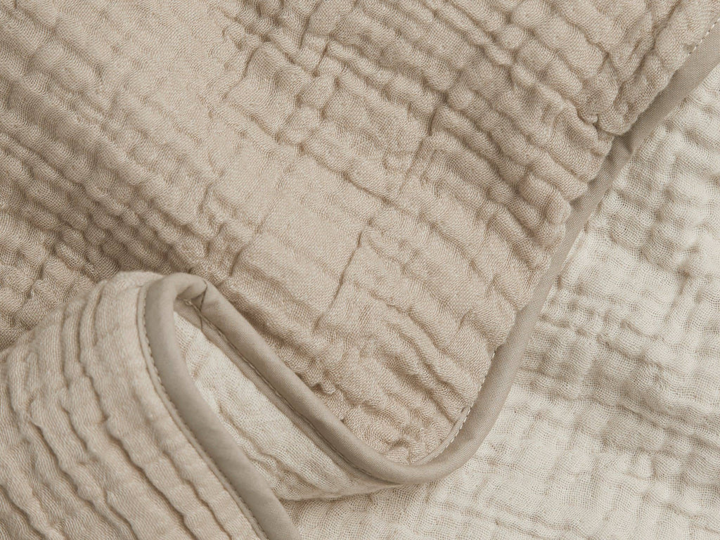 Twin/Twin XL Cotton Quilt in Natural/Ivory U261