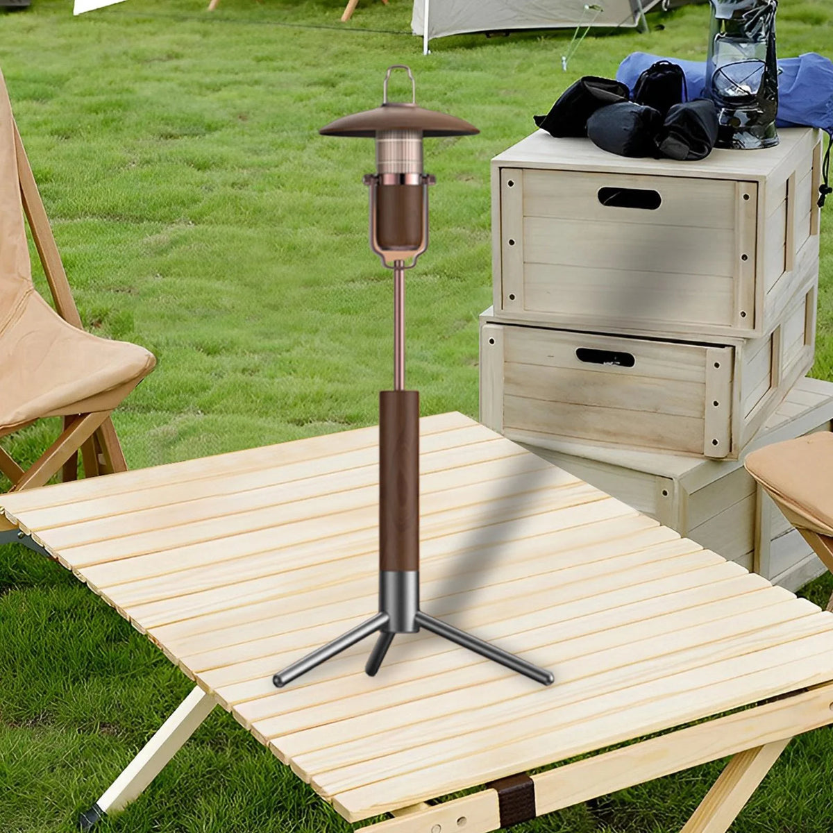 Lightweight Camping Lantern Stand Light Holder K922