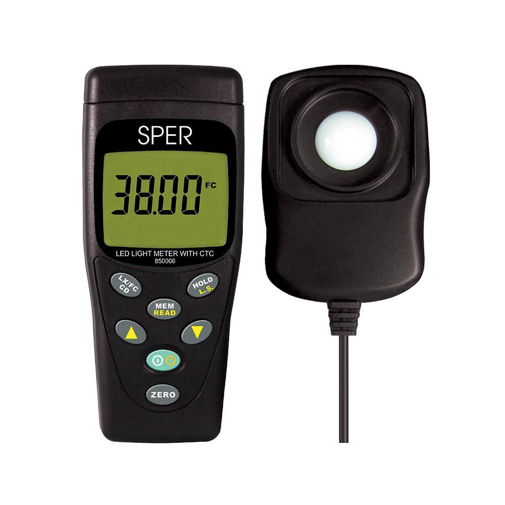 LED Light Meter with Color Temperature Compensation I302948