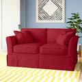 Flared Arm Loveseat Y826