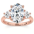 Lab Grown Diamond Engagement Ring 14k Gold Q389