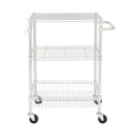3-Tier Chrome Rolling Cart Q895663