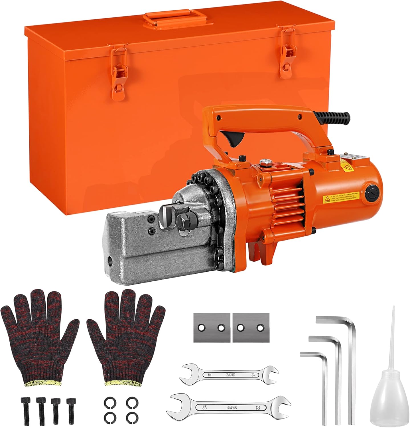 Rebar Cutter, 1250W Electric Hydraulic, Cutting up to 3/4 Inch 4-20mm #6 Rebar, with Replaceable Jaw Blades (AC 110V RC-20) G4812