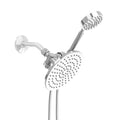 Dual Shower Head Combo with Hand Held and Rain Shower Head, 2.5 GPM Brushed Nickel A52569