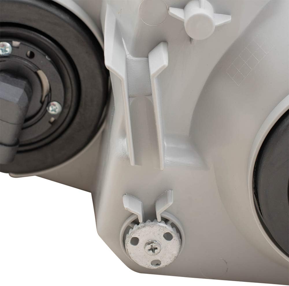 Halogen Headlights Set with Chrome Bezels I1356